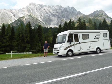 12. Fahrt durch Östereich