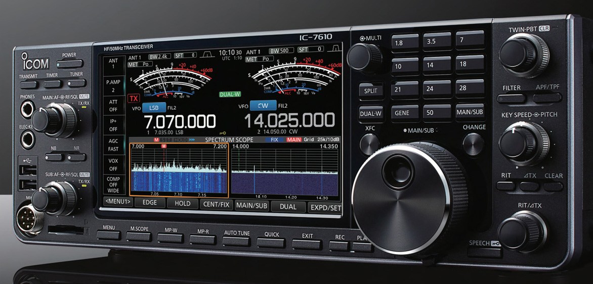 Neue Firmware für den IC-7300 V1.42 und den IC-7610 V1.40, letzterer Unterstützt die DPD-Funktion (Digital Predistortion)