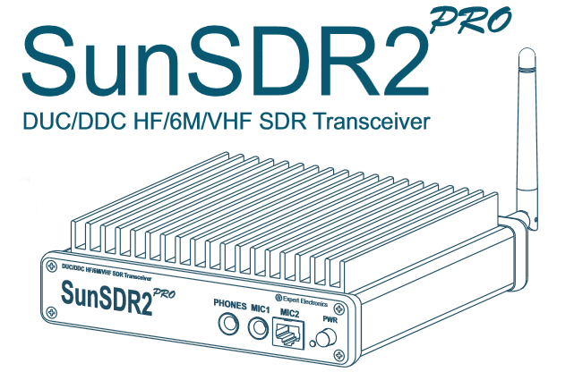 Deutsche Benutzeranleitung für den Sun SDR2PRO ExpertSDR3 Version V1.0.5 beta 09.11.2023 von Thomas DF8JK