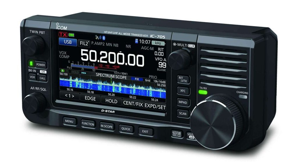 ICOM IC-705 zwei Firmware updates im Monat Oktober veröffentlicht