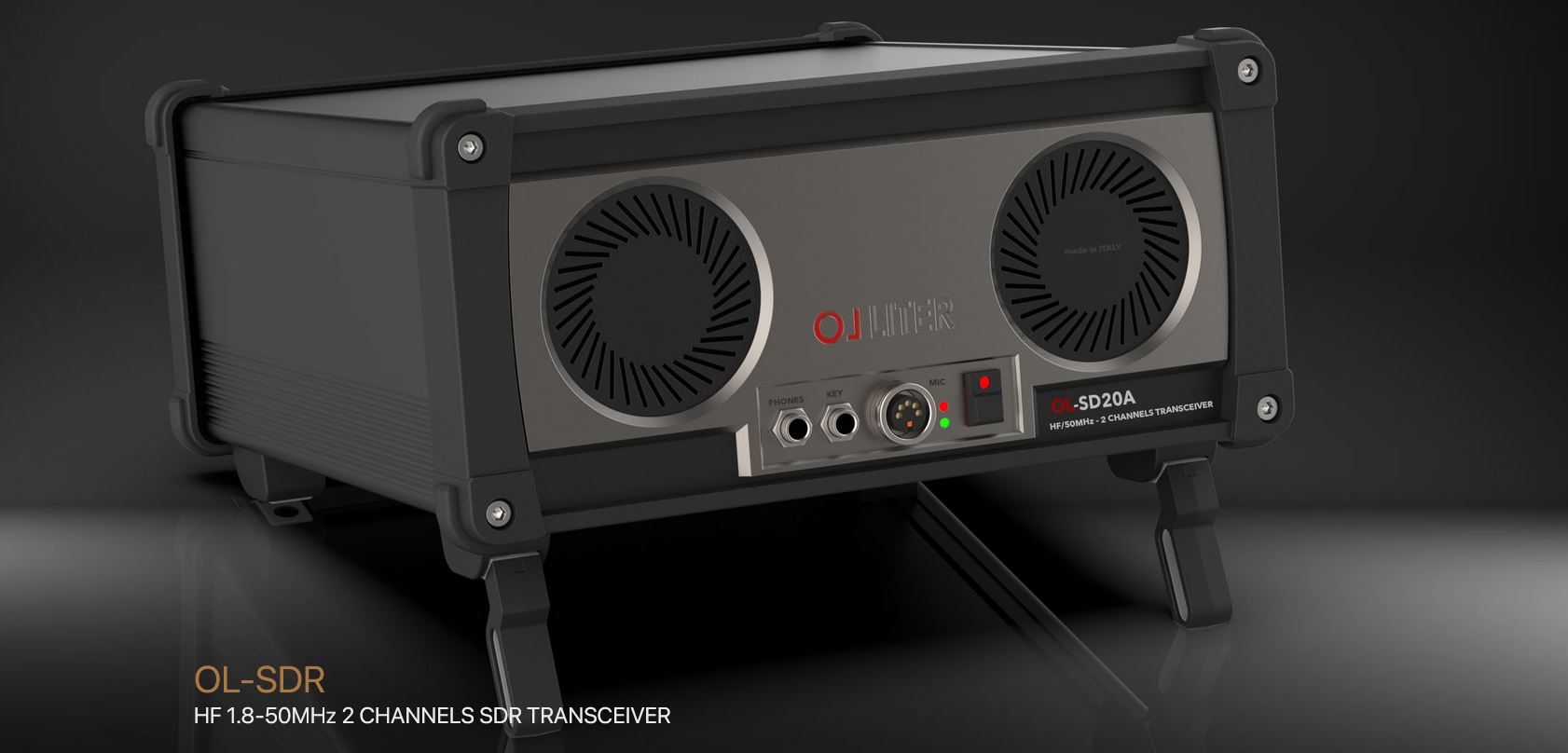 OL-SDR HF 1.8-50MHz 2 CHANNELS SDR TRANSCEIVER, BALD FÜR VORBESTELLUNGEN VERFÜGBAR